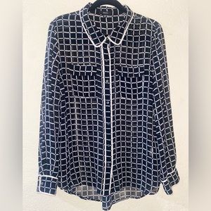 Blouse IMNYC Window Pane